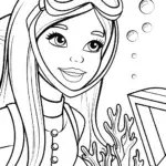 Barbie underwater treasure hunt