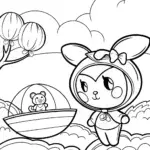 Kuromi exploring dream islands