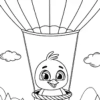 Chick’s balloon adventure