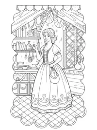 Princess inventing in her workshop