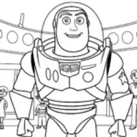 Buzz Lightyear at the science fair
