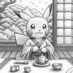 Pikachu’s celestial tea ceremony