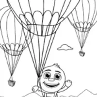 Huggy Wuggy balloon race