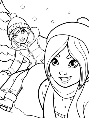 League of Legends winter fun coloring pages