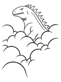 Godzilla cloud adventure