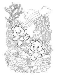 Care Bears underwater adventure