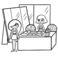 Bratz dolls in a fashion lab