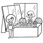 Bratz dolls in a fashion lab