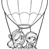 Strawberry Shortcake hot air balloon race