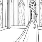 Elsa in the ice labyrinth