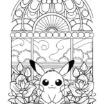 Legendary Pokémon in the sky garden