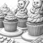 Care Bears baking giant cupcakes