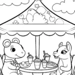 Animals at the cloud café