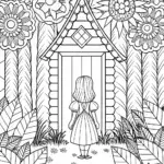 Lucy in the enchanted puzzle garden