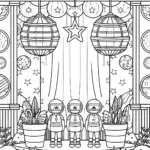 Blippi’s garden party in space
