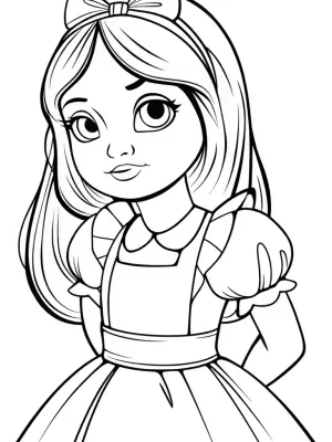 Alice in the weather workshop coloring pages