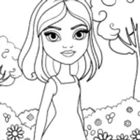 ZARA in a magical garden