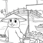 Axie at the floating market