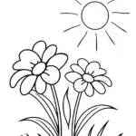 Dancing daisies in a sunny meadow