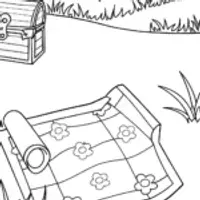 Treasure hunt in the meadow