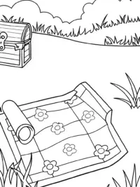 Treasure hunt in the meadow