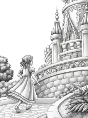 Mirabel’s magical time travel coloring pages