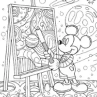 Mickey Mouse’s galactic art show