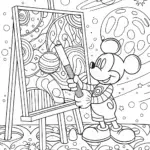 Mickey Mouse’s galactic art show