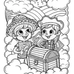Children’s treasure hunt in the clouds