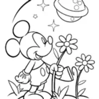 Mickey Mouse cosmic gardening