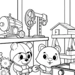 Inventive animals in a workshop