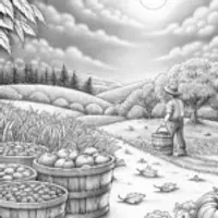 The harvest moon gathering