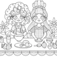 Cupcake Chic and Apple Blossom cooking