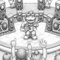 Bowser hosts a music festival