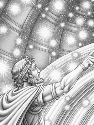 Orion navigating the stars coloring pages