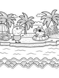 Peppa Pig’s seaside adventure