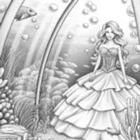 Barbie underwater fashion show