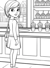 JJ at the bubble tea shop