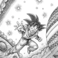 Goku in a cosmic sports competition