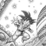 Goku in a cosmic sports competition