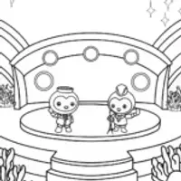 Octonauts underwater concert scene