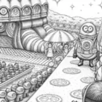 Minion at the Galactic Food Festival