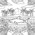 Shark’s great adventure on fruit island