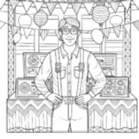 Blippi at the science fair