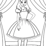 Alice on a magical stage