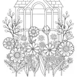 Flowers sharing stories in a garden
