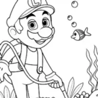 Luigi underwater gardening
