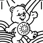 Funshine Bear Sunshine Coloring Page