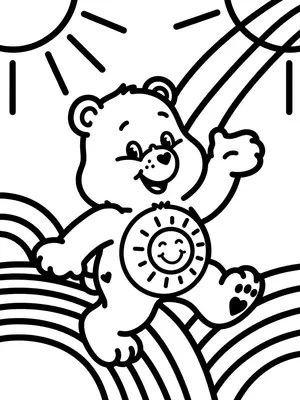 Funshine Bear Sunshine Coloring Page coloring pages