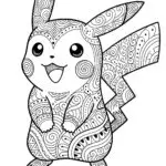 Pikachu Friend Coloring Page